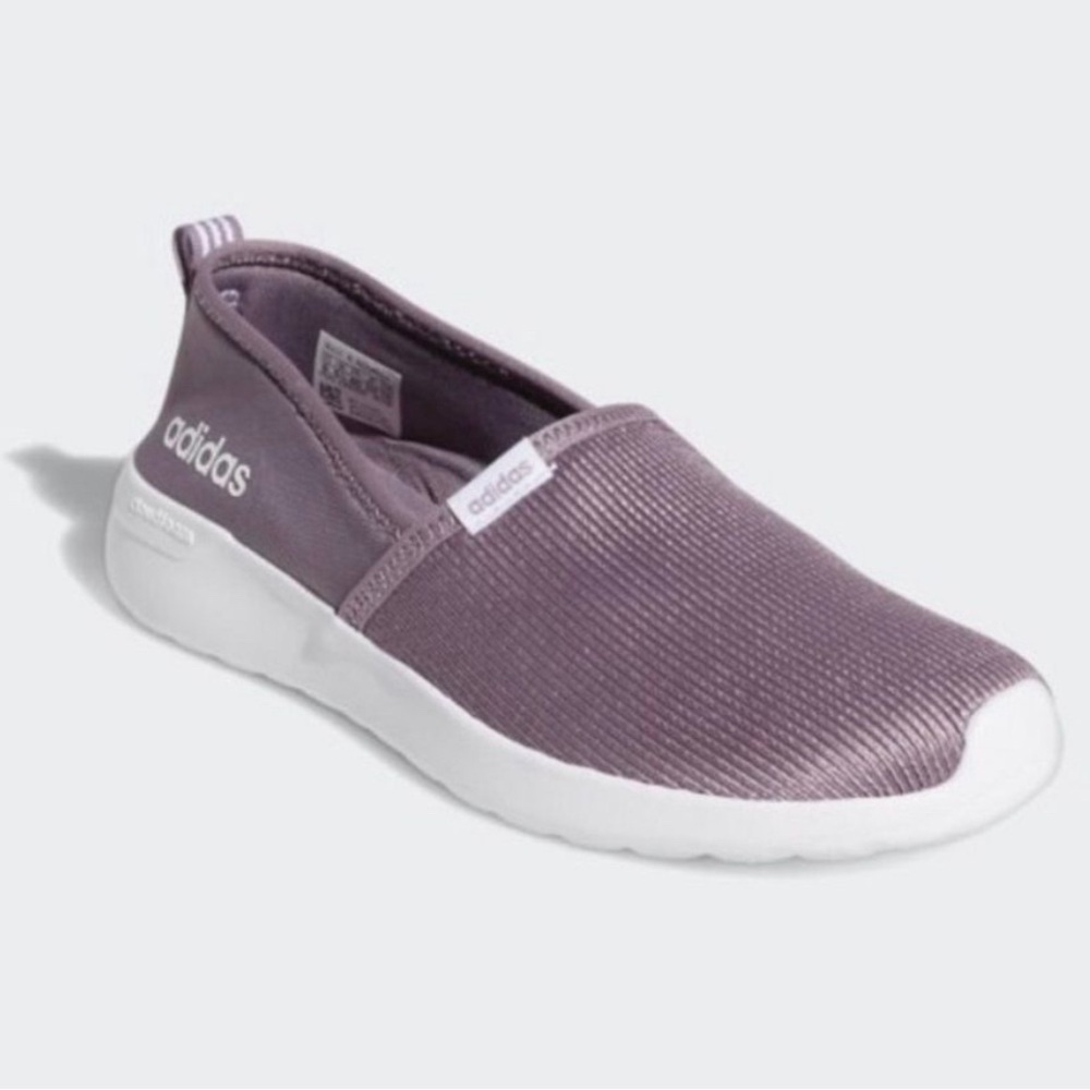 adidas Lavender Slip-On Athletic Shoes